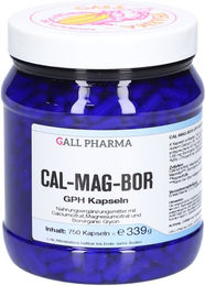 GALL-Pharma CAL-MAG-Bor Mineralstoff-Komplex Citrat Kapseln 120 Stück – Bild 1 von 2