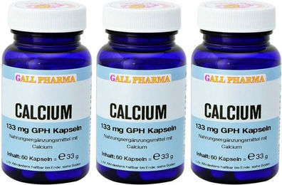 GALL PHARMA Calcium 133 mg Kapseln glutenfrei und laktosefrei für Erwachsene 60 Stück – Bild 1 von 1