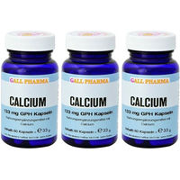 Produktbild von GALL PHARMA Calcium 133 mg Kapseln glutenfrei und laktosefrei für Erwachsene 60 Stück