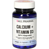 Produktbild von Gall Pharma Calcium + Vitamin D3 Kapseln 800 mg 60 Stück glutenfrei und laktosefrei
