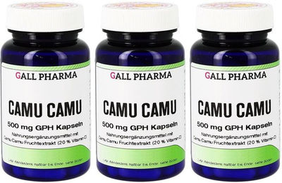 GALL PHARMA Camu Camu 500 mg Kapseln glutenfrei und laktosefrei 180 Stück – Bild 1 von 2