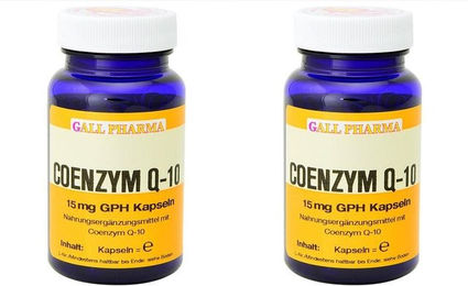 GALL PHARMA Coenzym Q-10 Ubiquinol 15 mg Kapseln 180 Stück glutenfrei und laktosefrei – Bild 1 von 1
