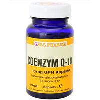 Produktbild von GALL PHARMA Coenzym Q-10 Ubiquinon 15 mg Kapseln 180 Stück glutenfrei und laktosefrei