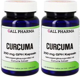 GALL PHARMA Curcuma Extrakt 200 mg Kapseln 180 Stück – Bild 1 von 2