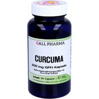 Produktbild von GALL PHARMA Curcuma Extrakt 200 mg Kapseln 90 Stück glutenfrei und laktosefrei