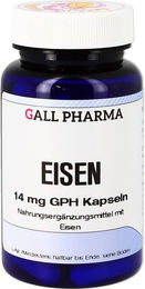 GALL PHARMA Eisen Sulfat 14 mg Kapseln ohne Zusatzstoffe für Erwachsene 60 Stück – Bild 1 von 2