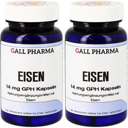 GALL PHARMA Eisen Sulfat Kapseln mit 14 mg für Erwachsene 120 Stück – Bild 1 von 2