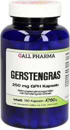 GALL PHARMA Gerstengras 250 mg Kapseln 180 Stück glutenfrei laktosefrei ohne Zusatzstoffe – Bild 1 von 3