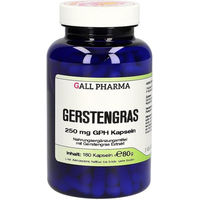 Produktbild von GALL PHARMA Gerstengras 250 mg Kapseln 180 Stück glutenfrei laktosefrei ohne Zusatzstoffe