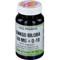 Produktbild von GALL PHARMA Ginkgo Biloba 160 mg mit Ubiquinol Q-10 Kapseln 30 Stück