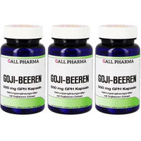 Produktbild von GALL PHARMA Goji-Beeren 500 mg Kapseln glutenfrei und laktosefrei 120 Stück