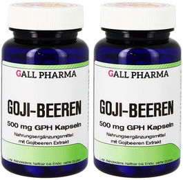 GALL PHARMA Goji-Beeren 500 mg Kapseln glutenfrei und laktosefrei 120 Stück – Bild 1 von 2