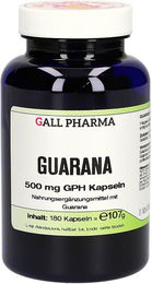 GALL PHARMA Guarana 500 mg Kapseln 180 Stück glutenfrei laktosefrei – Bild 1 von 2