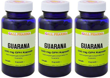 GALL PHARMA Guarana 500 mg Kapseln glutenfrei und laktosefrei 180 Stück – Bild 1 von 1