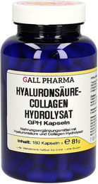 GALL PHARMA Hyaluronsäure-Collagen-Hydrolysat Typ II Kapseln glutenfrei und laktosefrei 180 Stück – Bild 1 von 3