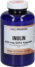 GALL PHARMA Inulin 420 mg Kapseln glutenfrei und laktosefrei 360 Stück – Bild 1 von 2