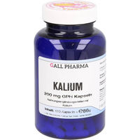 Produktbild von GALL PHARMA Kalium 200 mg Kapseln 120 Stück glutenfrei und laktosefrei