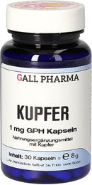 GALL PHARMA Kupfer 1 mg Kapseln für Sportler 30 Stück – Bild 1 von 1