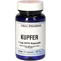 Produktbild von GALL PHARMA Kupfer 1 mg Kapseln für Sportler 30 Stück