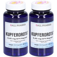 Produktbild von GALL PHARMA Kupferorotat 6,45 mg Kapseln für Erwachsene 120 Stück