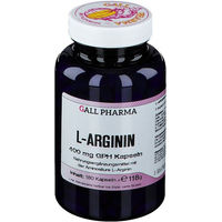 Produktbild von GALL PHARMA L-Arginin 400 mg Kapseln 180 Stück