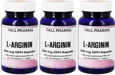GALL PHARMA L-Arginin 500 mg Kapseln 160 Stück – Bild 1 von 2