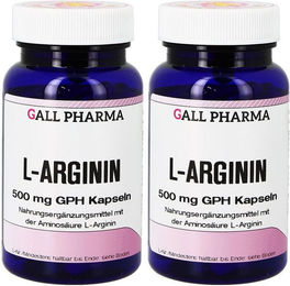 GALL PHARMA L-Arginin 500 mg Kapseln 160 Stück – Bild 1 von 2