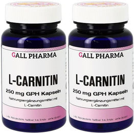 GALL PHARMA L-Carnitin 250 mg Kapseln glutenfrei und laktosefrei – Bild 1 von 2