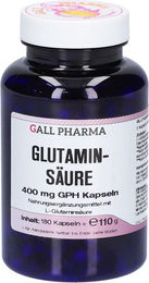 Gall Pharma L-Glutamin 400 mg Kapseln 180 Stück – Bild 1 von 2