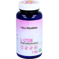 Produktbild von GALL PHARMA L-Lysin 500 mg Kapseln vegan und glutenfrei
