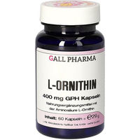 Produktbild von GALL PHARMA L-Ornithin 400 mg Kapseln glutenfrei und laktosefrei 60 Stück