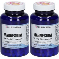 Produktbild von GALL PHARMA Magnesium 100 mg Kapseln glutenfrei und laktosefrei 120 Stück