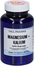 Gall Pharma Magnesium + Kalium Komplex Kapseln 180 Stück glutenfrei laktosefrei ohne Zusatzstoffe für Erwachsene – Bild 1 von 2