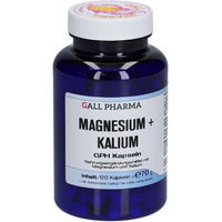 Produktbild von Gall Pharma Magnesium + Kalium Komplex Kapseln 180 Stück glutenfrei laktosefrei ohne Zusatzstoffe für Erwachsene