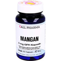Produktbild von GALL PHARMA Mangan 5 mg Kapseln 60 Stück glutenfrei und laktosefrei