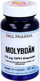 GALL PHARMA Molybdän 75 µg Kapseln glutenfrei und laktosefrei 60 Stück – Bild 1 von 1