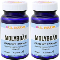 Produktbild von GALL PHARMA Molybdän 75 µg Kapseln glutenfrei und laktosefrei für Erwachsene 60 Stück