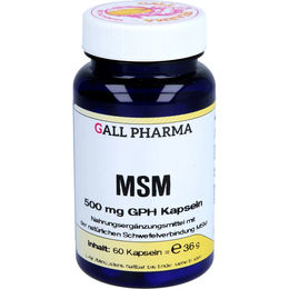 GALL PHARMA MSM 500 mg GPH Kapseln – Bild 1 von 2