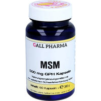 Produktbild von GALL PHARMA MSM 500 mg GPH Kapseln