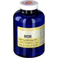 Produktbild von GALL PHARMA MSM 500 mg Kapseln