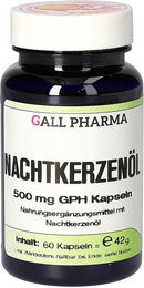 GALL PHARMA Nachtkerzenöl Kapseln 500 mg glutenfrei und laktosefrei 60 Stück – Bild 1 von 2