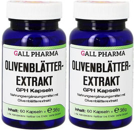 GALL PHARMA Olivenblätterextrakt GPH Kapseln glutenfrei und laktosefrei 120 Stück – Bild 1 von 1