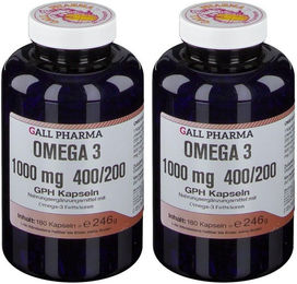 GALL PHARMA Omega 3 Kapseln für Erwachsene 180 Stück – Bild 1 von 2