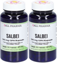 GALL PHARMA Salbei 120 mg Kapseln glutenfrei und laktosefrei 180 Stück – Bild 1 von 1
