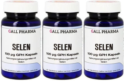 GALL PHARMA Selen Natriumselenit 100 µg Kapseln für Erwachsene 180 Stück – Bild 1 von 2