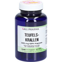 Produktbild von Gall Pharma Teufelskrallen 345 mg Kapseln 120 Stück glutenfrei laktosefrei hefefrei ohne Zusatzstoffe