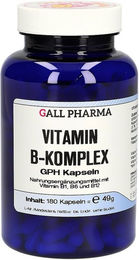 GALL PHARMA Vitamin B-Komplex GPH Kapseln glutenfrei und laktosefrei für Erwachsene 180 Kapseln – Bild 1 von 3