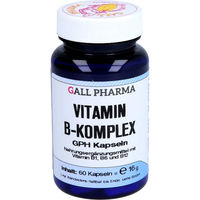 Produktbild von GALL PHARMA Vitamin B-Komplex Kapseln 60 Stück für Erwachsene, Sportler sowie Schwangere und Stillende