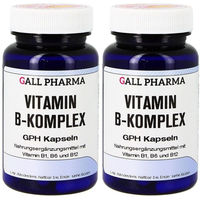 Produktbild von GALL PHARMA Vitamin B-Komplex Kapseln glutenfrei und laktosefrei für Erwachsene 180 Kapseln