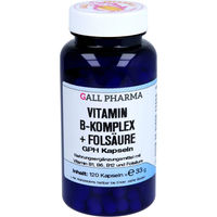 Produktbild von GALL PHARMA Vitamin B-Komplex mit Folsäure Kapseln 120 Stück glutenfrei und laktosefrei für Erwachsene